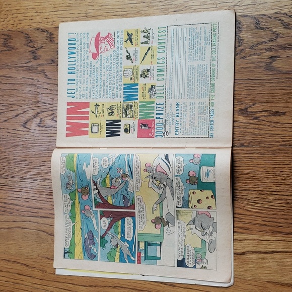 Vintage 60s Tom And Jerry Vol. 1 No. 202 Dell Comics Comic Book - Picture 4 of 15